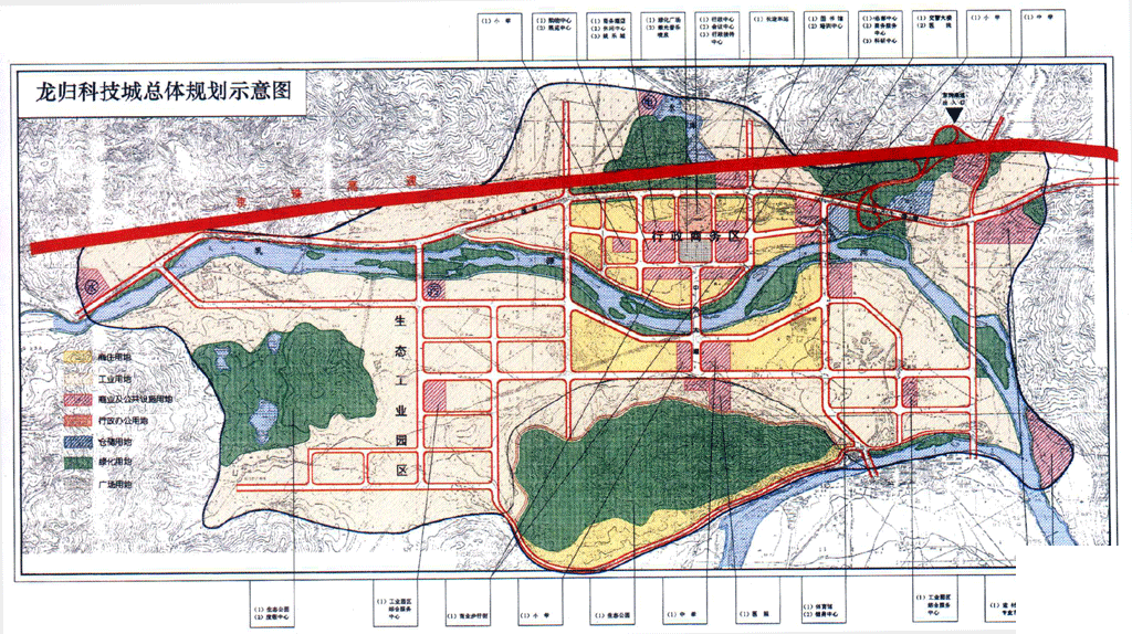龙归科技城总体规划图